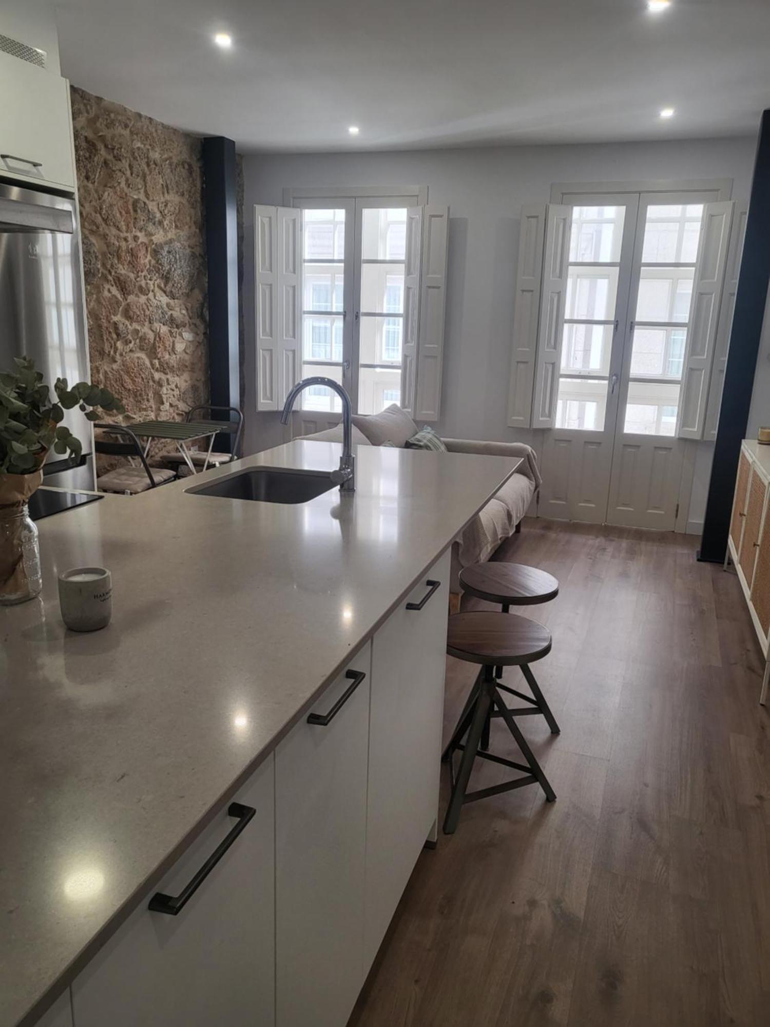 Апартаменты Preciosa Vivienda En El Centro De La Ciudad Ла-Корунья Экстерьер фото